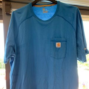 Blue Carhartt T-shirt barely worn 2XL.